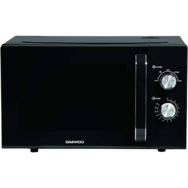 Daewoo SDA2085GE Microwave Oven in Black 23 Litre 800W Manual Controls