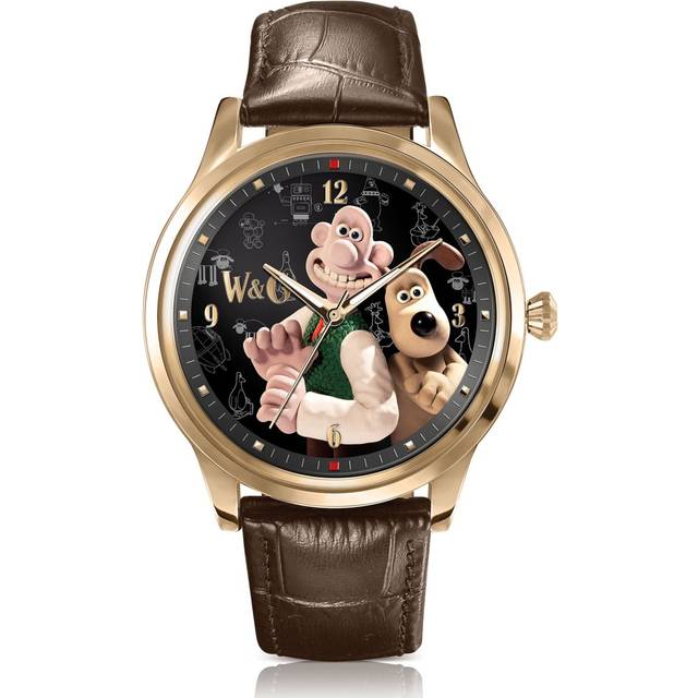 Wallace & Gromit Gold-Plated Men’s Watch