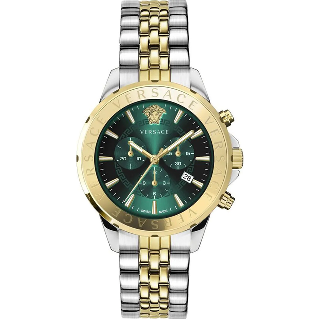 Versace VEV602023 Signature Chronograph Herrenuhr 44mm 5ATM