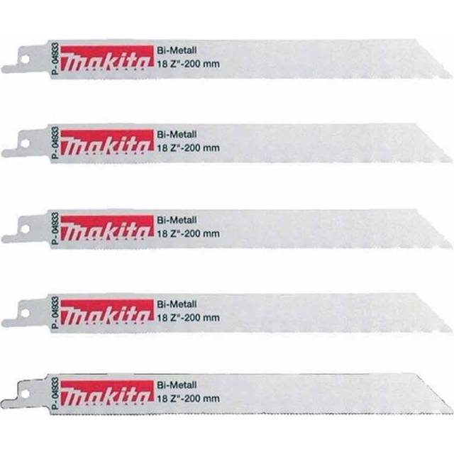 Makita Specialized Reciprocating Sabre Saw Blades 200mm Pack of 5