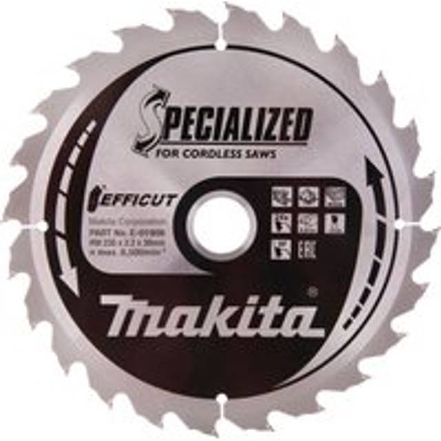 Makita SPECIALIZED Efficut Circular Saw Blade for Wood Cutting 235mm 24T 30mm