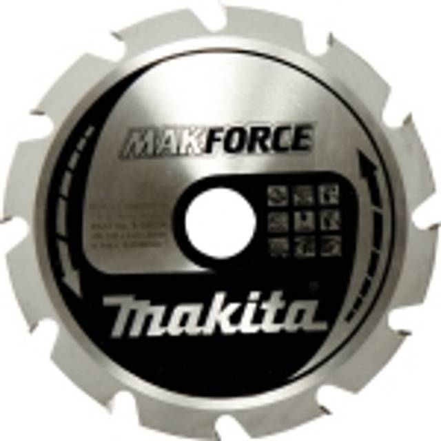 Makita MAKFORCE Circular Saw Blade for Wood Cutting 190mm 12T 30mm