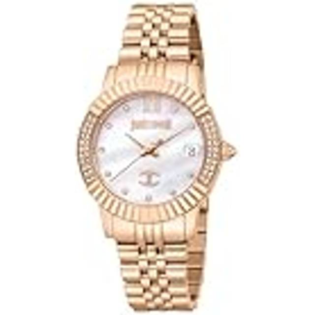 Just Cavalli, Accessoarer, Dam, ONE Size, Roséguld Mother of Pearl Klocka - pink (ONE SIZE)
