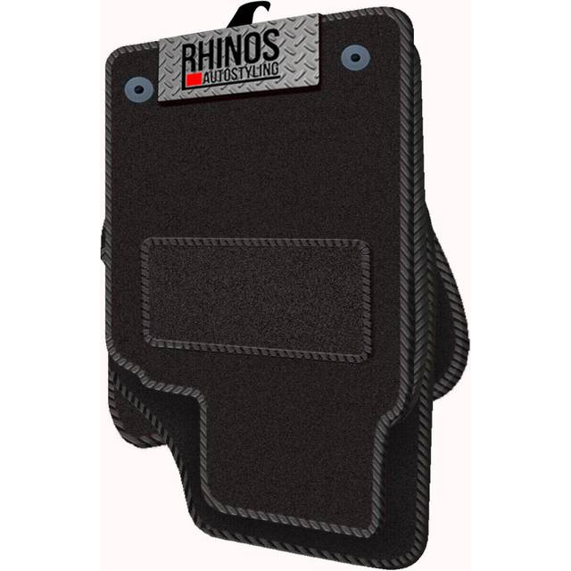 TAILORED TO FIT SEAT LEON HATCHBACK (2013-2020) - FULL SET OF LUXURY INTERIOR FLOOR CARPET CAR MATS - BLACK MAT + BLACK EDGING