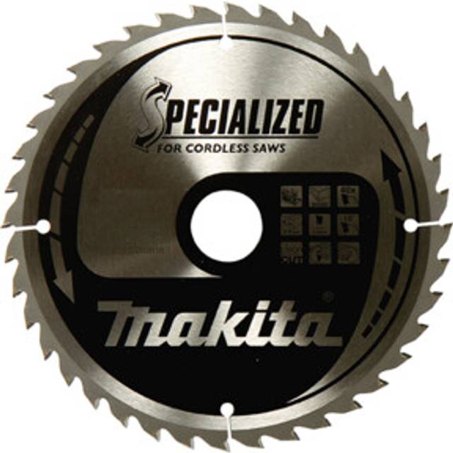 Makita SPECIALIZED Cordless Circular Saw Blade for Wood Cutting 136mm 36T 10mm