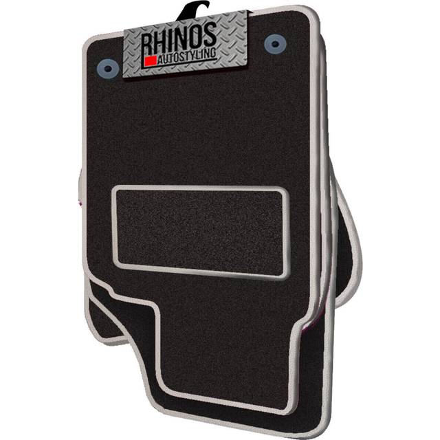 TAILORED TO FIT CITROEN C4 CACTUS (2014-2018) FEEL FLAIR TOUCH W OneTone - FULL SET OF TAILORED LUXURY INTERIOR FLOOR CAR CARPET MATS - BLACK MAT + LI