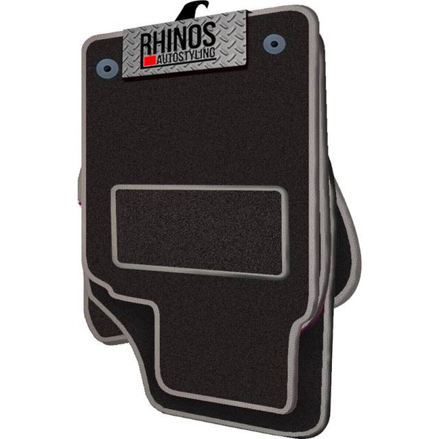 TAILORED TO FIT SEAT LEON FR (2013-2020) - FULL SET OF TAILORED LUXURY INTERIOR FLOOR CAR CARPET MATS - BLACK MAT + DARK GREY LEATHER EDGING