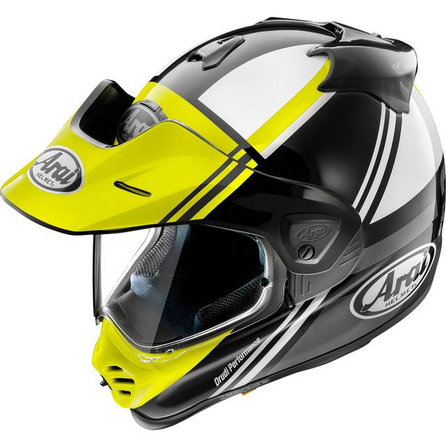 Arai Tour-X5 COSMIC, adventure helmet , color: Black/White/Neon Yellow , size: L