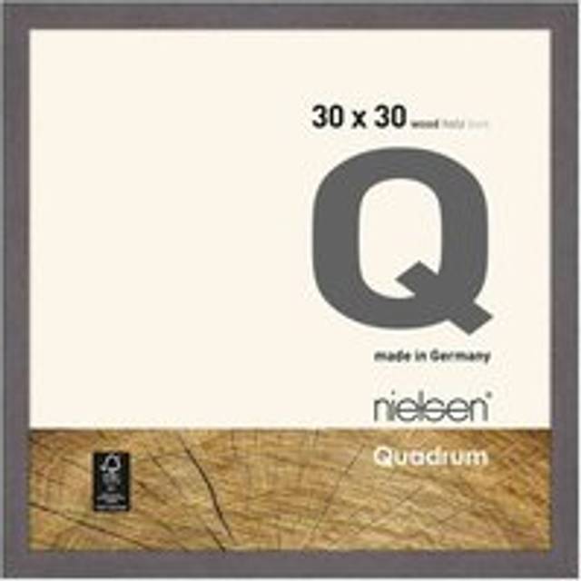 Nielsen Quadrum 30x30cm Grey Wooden Picture Frame, Grey