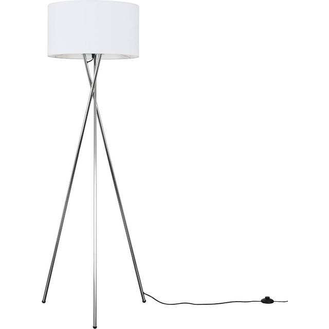 Camden Tripod Silver Floor Lamp