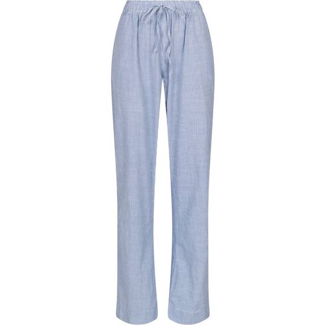 Neo Noir Sonar Mini Stripe Pants Dam Breda Byxor Stl. 42 - Från Magasin - Blue (42)