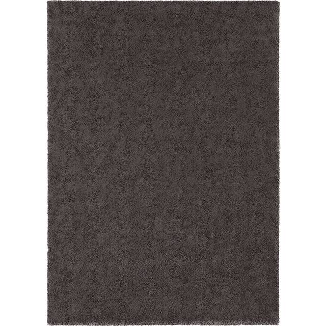 STOENSE Matta, kort lugg, mörkgrå, 170x240 cm