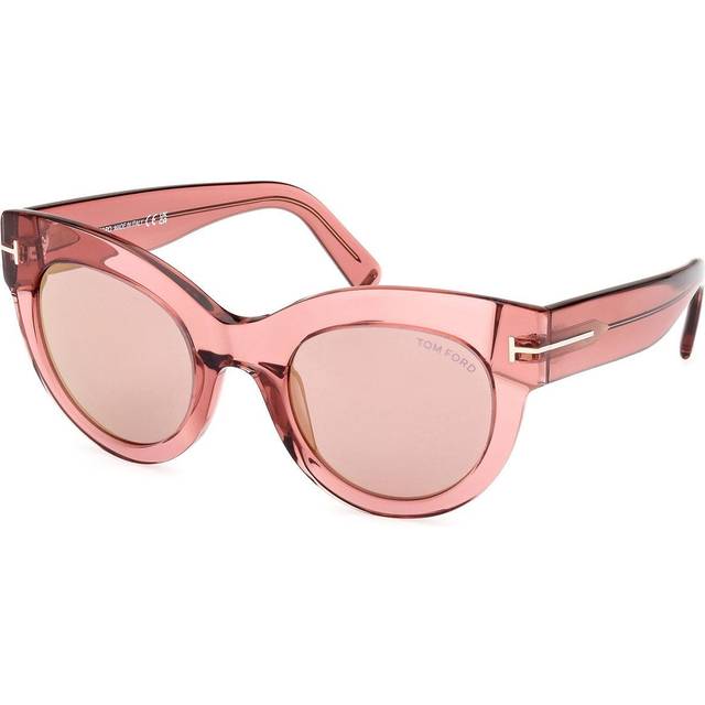 Tom Ford Lucilla Violet Cat Eye Ladies Sunglasses FT1063 72Z 51 - Purple (Dimension: 7.0000x5.0000x4.0000 inches)