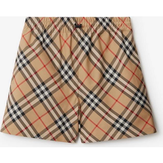 Burberry Check Shorts - Sand - 06