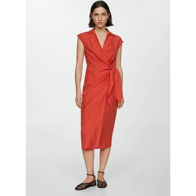 Mango - Omlottklänning Dress Anna - Röd