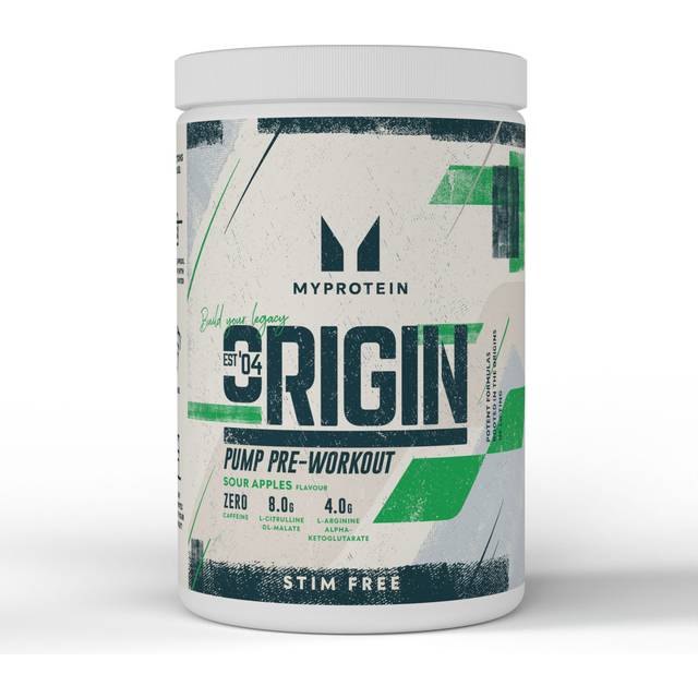 Origin Stim-Free Pre-Workout - 30servings - Sour Apples