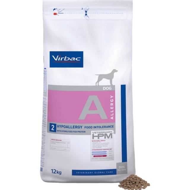 Virbac HPM DOG A2 - Allergy Hypoallergy Fish  - 12 kg