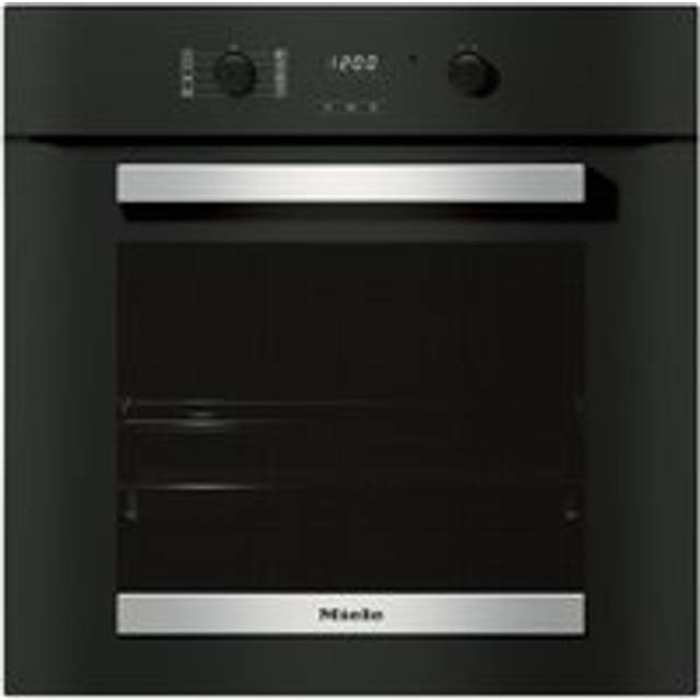 Miele H2455B Built-In Electric Single Oven, Black