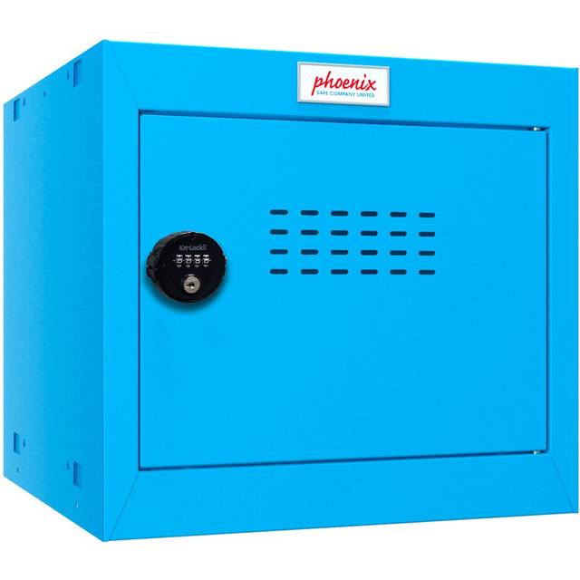 1 Tier 1 Wide Locker - Blue (36.5cm H X 40cm W X 40cm D)