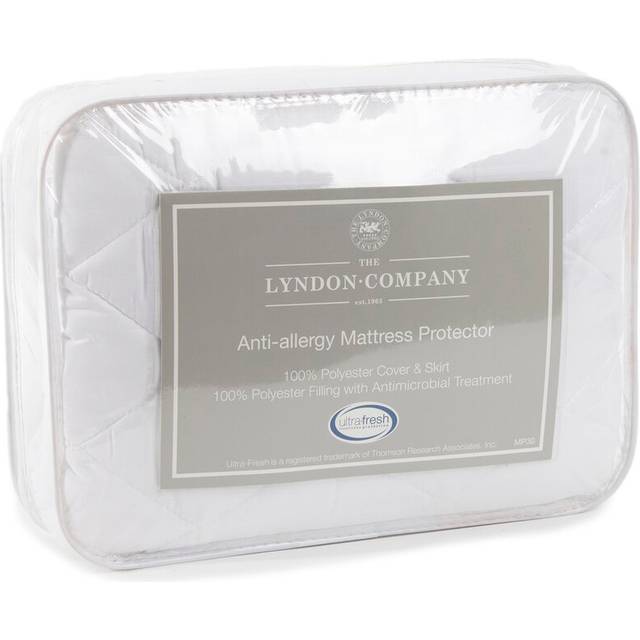 Anti Allergy Quilted Mattress Protector - White - Super King