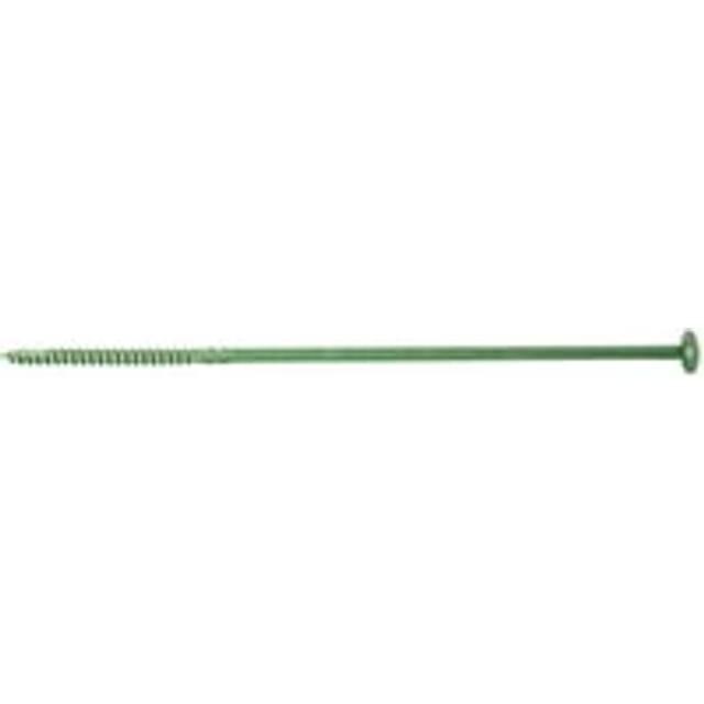 Wickes Timber Drive Hex Head Screws - 7 x 250mm - Pack of 25 - Green