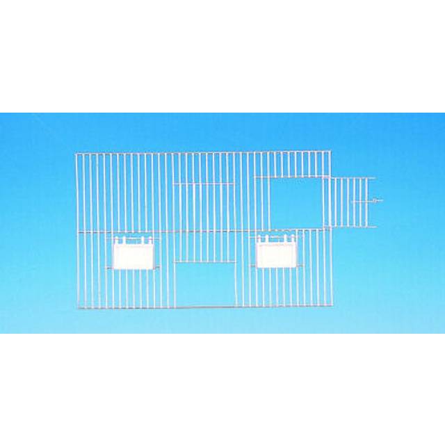 Cage fronts for outdoor feeder with bird nest door Nobby Pet - Argenté