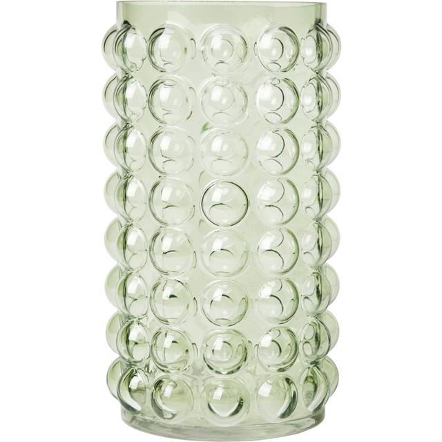 Medium Bobble Glass Vase, Light Green