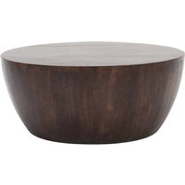 Natural Solid Dark Mango Wood Coffee Table - Brown