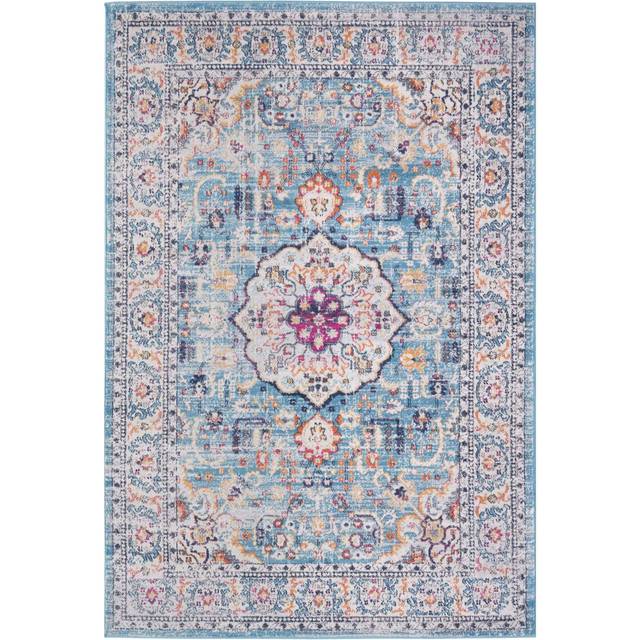 Area Rugs for Living Room Bedroom Kitchen with Modern Wavy Design in Grey Cream Beige 6020 - 80cm x 150cm