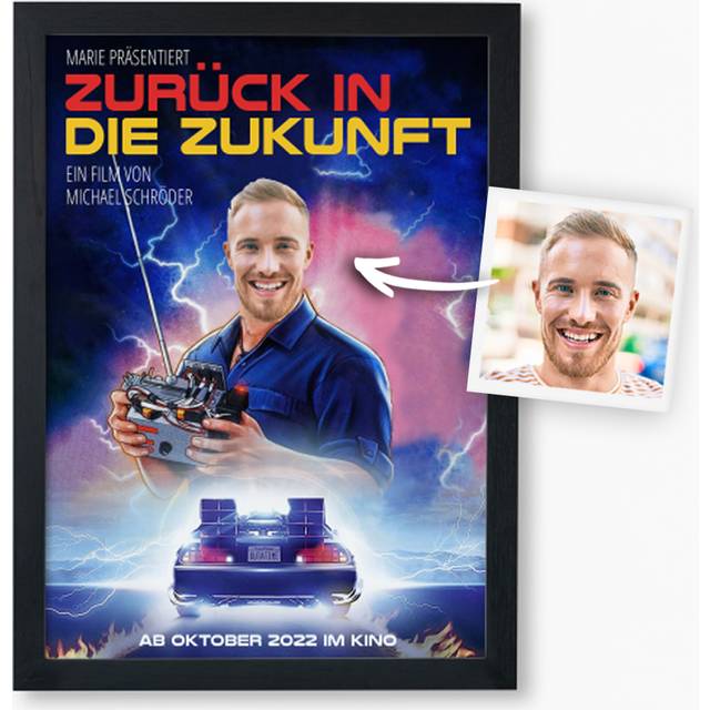 Personalised Back to the Future Movie Poster