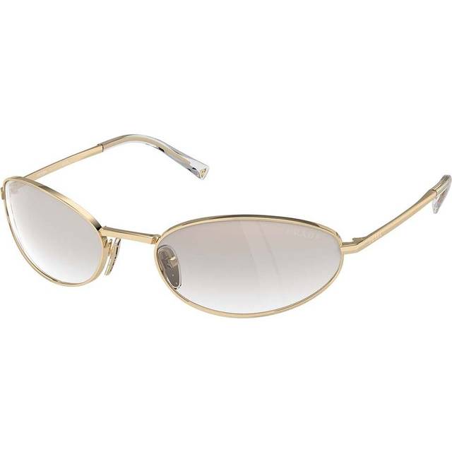 Prada PR A59S Sunglasses 14N7H1 Pale Gold