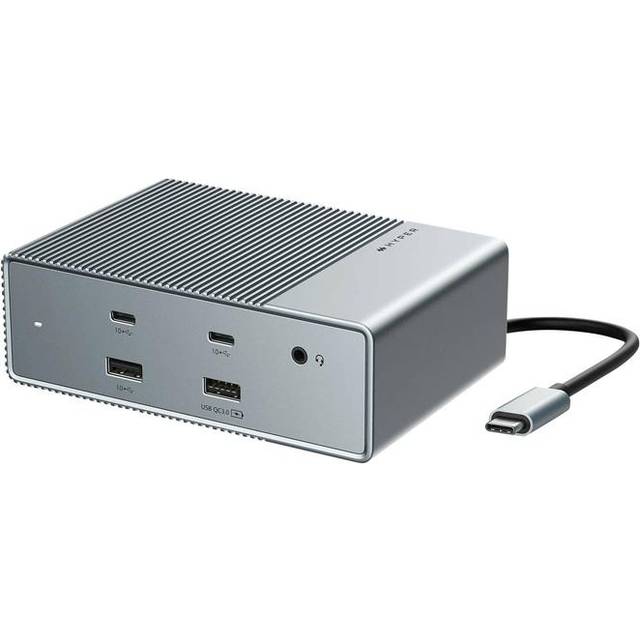 HyperDrive GEN2 - Dockningsstation - USB-C - 2 x HDMI, 2 x DP - 1GbE - Europa