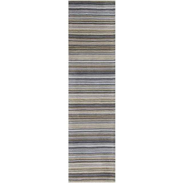 Abderdeen Wool Grey/Light Bue/Taupe Area Rug (Runner 60 x 230cm)