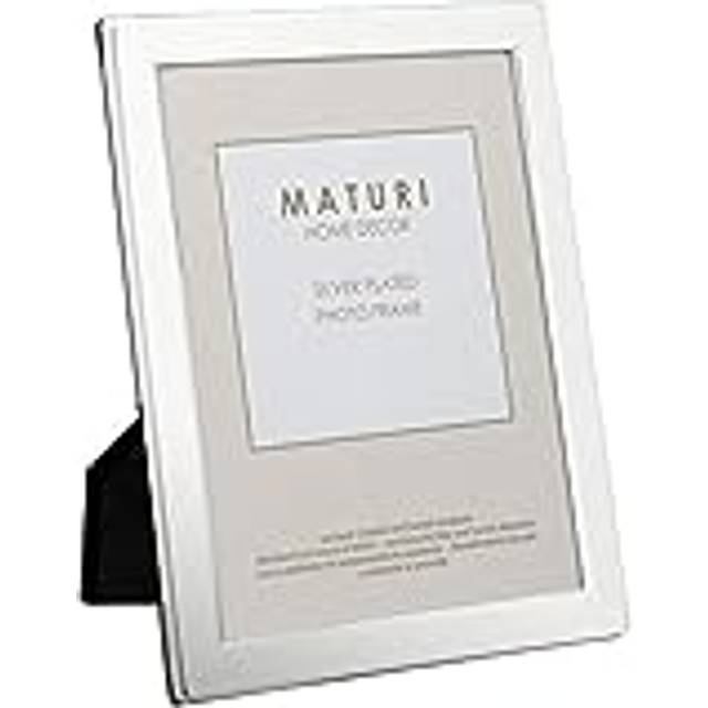 Unity 3.5 x 5-inch Flat Edge Photo Frame, Silver Plated
