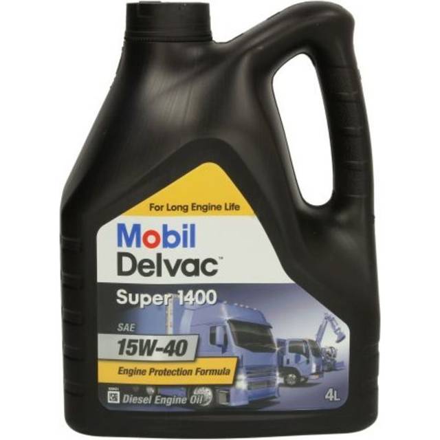 Mobil Delvac Super 1400 15W-40 4l Motorolja 155431 MERCEDES-BENZ: E-klass T-modell, E-klass Sedan, C-klass Sedan, SMART: Fortwo I Coupe, Cabrio