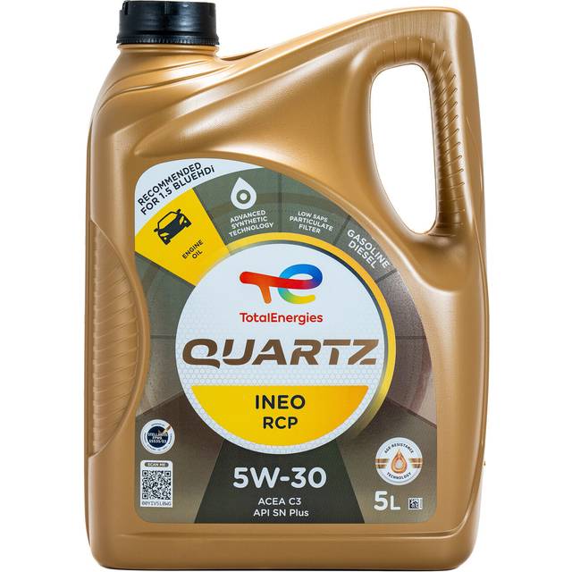 Totalenergies quartz ineo rcp 5w-30 advanced synthetic engine oil - 5 litres 5l