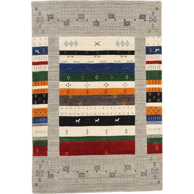 Loribaf Loom Designer Matta - Grå / Flerfärgad 120x180