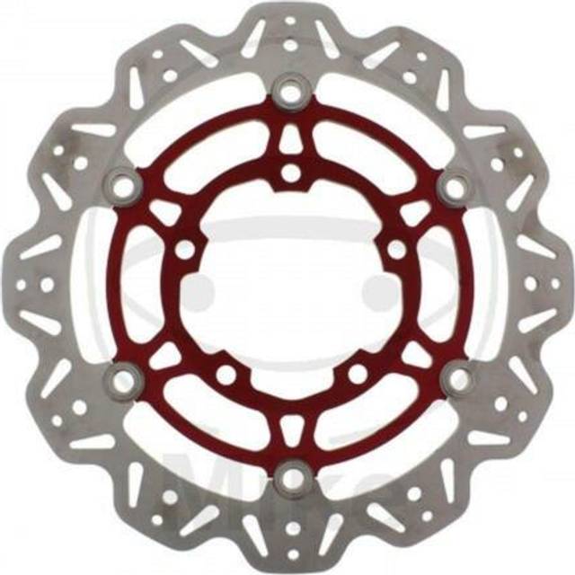 EBC Brakes Vee-Series Red Hub Motorcycle Brake Disc