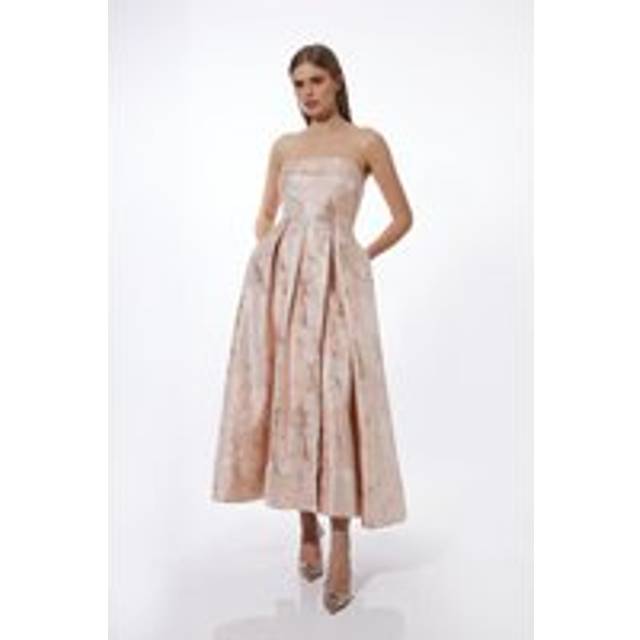Prom Woven Maxi Dress - Pink