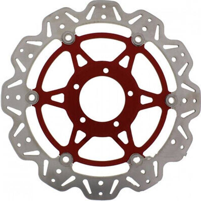 EBC Brakes Vee-Series Red Hub Motorcycle Brake Disc