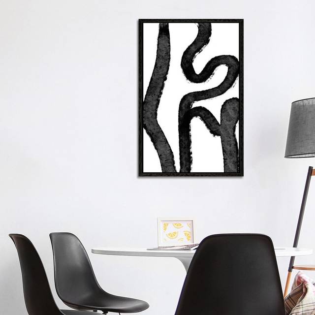 Mother in Law&#39;s Tongue by Domonique Brown - Graphic Art Print on Canvas - Black Framed (101.6cm H x 66.04cm W x 3.81cm D)