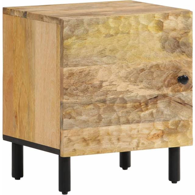 vidaXL Bedside Cabinet 40x33x46 cm Solid Wood Mango - Brown