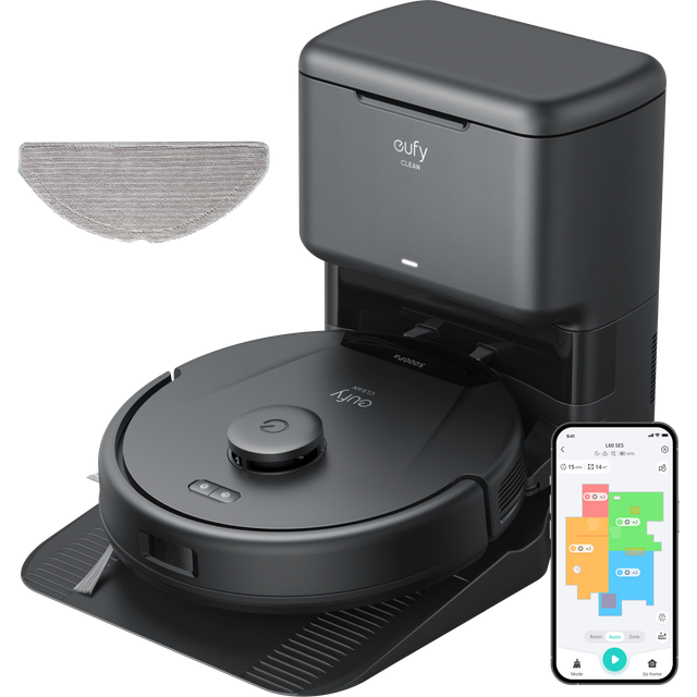 Eufy L60 Hybrid Robot Vacuum Cleaner with Self Empty Station