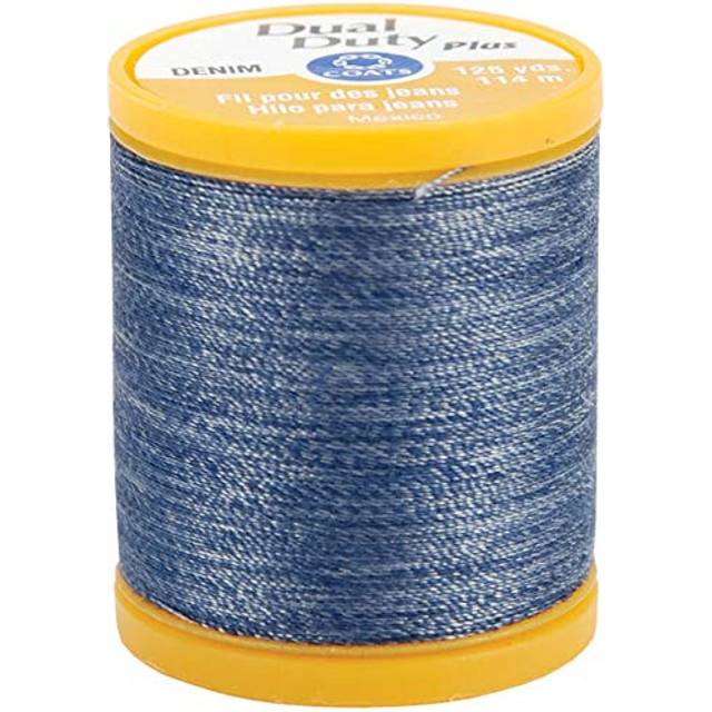 Coats & Clark Inc. Dual Duty Plus Denim Thread  125-Yard  Denim Blue (3)