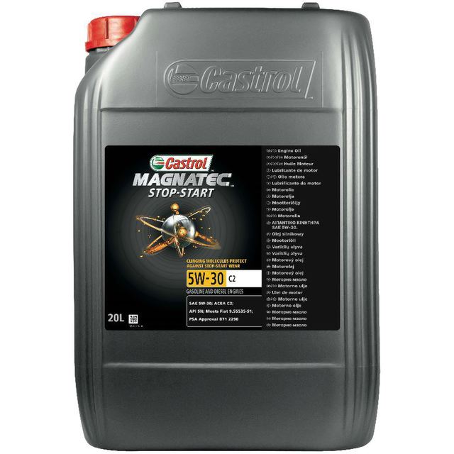 CASTROL 15F6C3 Motorolja Castrol Magnatec 5W-30 C2 Innehåll: 20l, Syntetolja