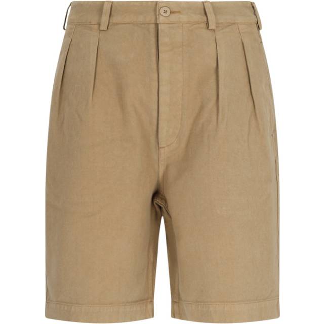 Sunflower Pleated Cotton-Twill Shorts - IT 50/L - Green