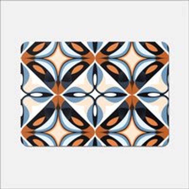 Warren Reed - Designer Colourful English Doors Kitchen Splashback W600Mm X H650Mm, Multi
