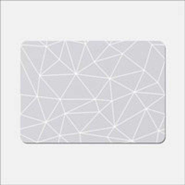 Warren Reed - Designer Vertical Abstract Brush Pattern Kitchen Splashback W600Mm X H750Mm, Multi
