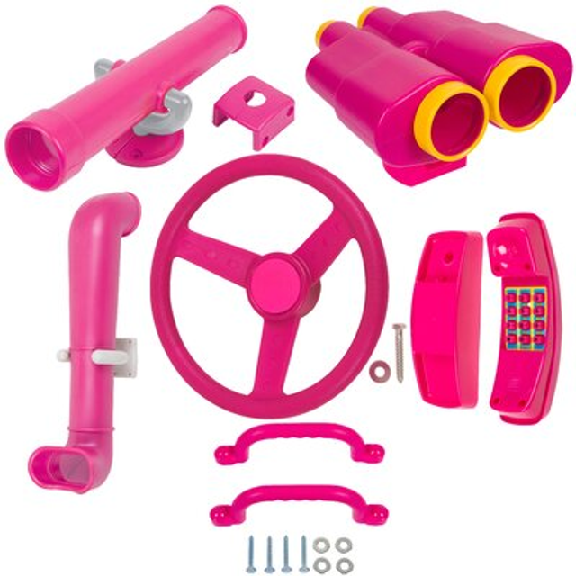 Swing Set Stuff Deluxe Accessories Kit SSS Logo Sticker Playground, Pink