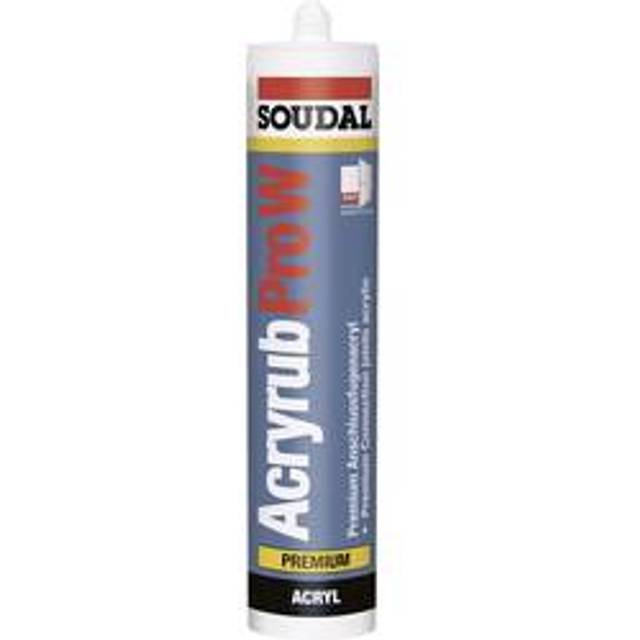 Soudal acryrub - 310ml - black
